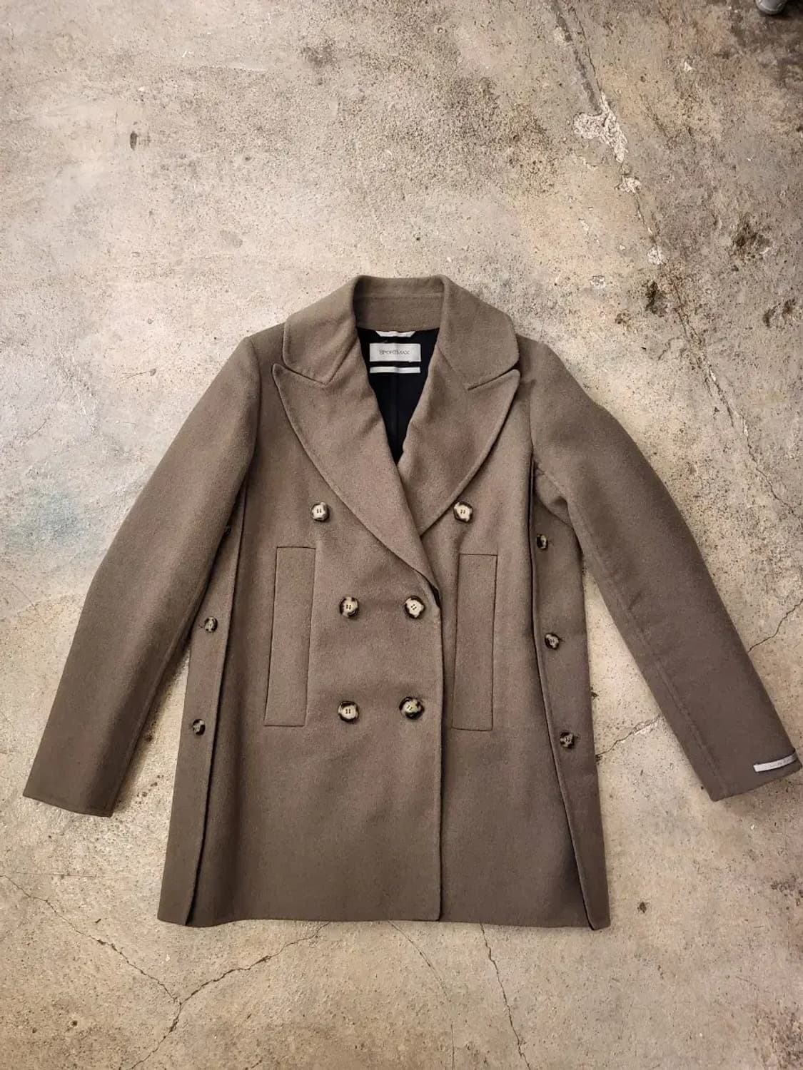 막스마라 스포츠막스 울/앙고라 케이프코트 상품이미지2