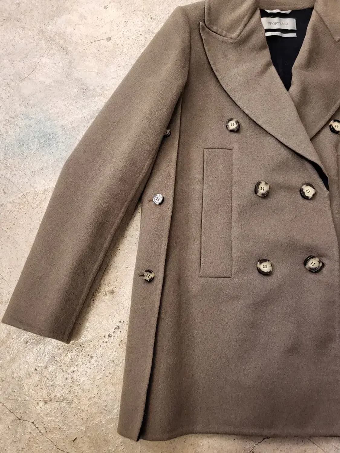 막스마라 스포츠막스 울/앙고라 케이프코트 상품이미지4