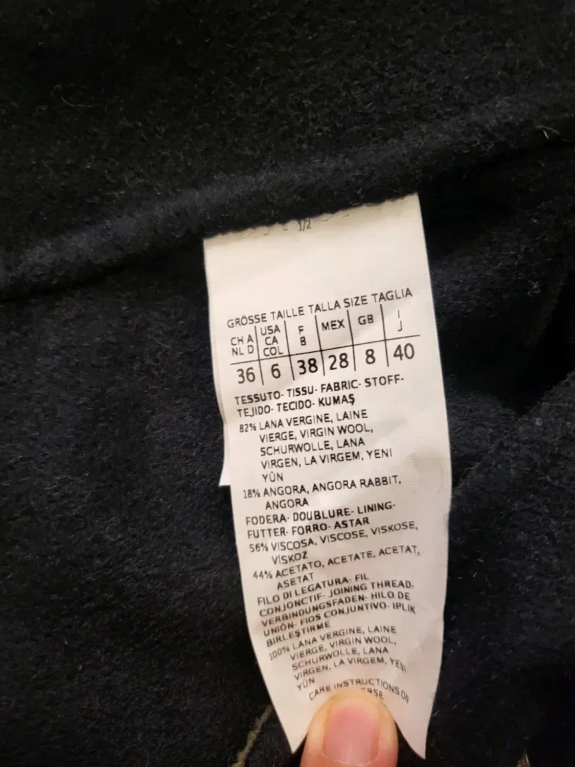 막스마라 스포츠막스 울/앙고라 케이프코트 상품이미지9