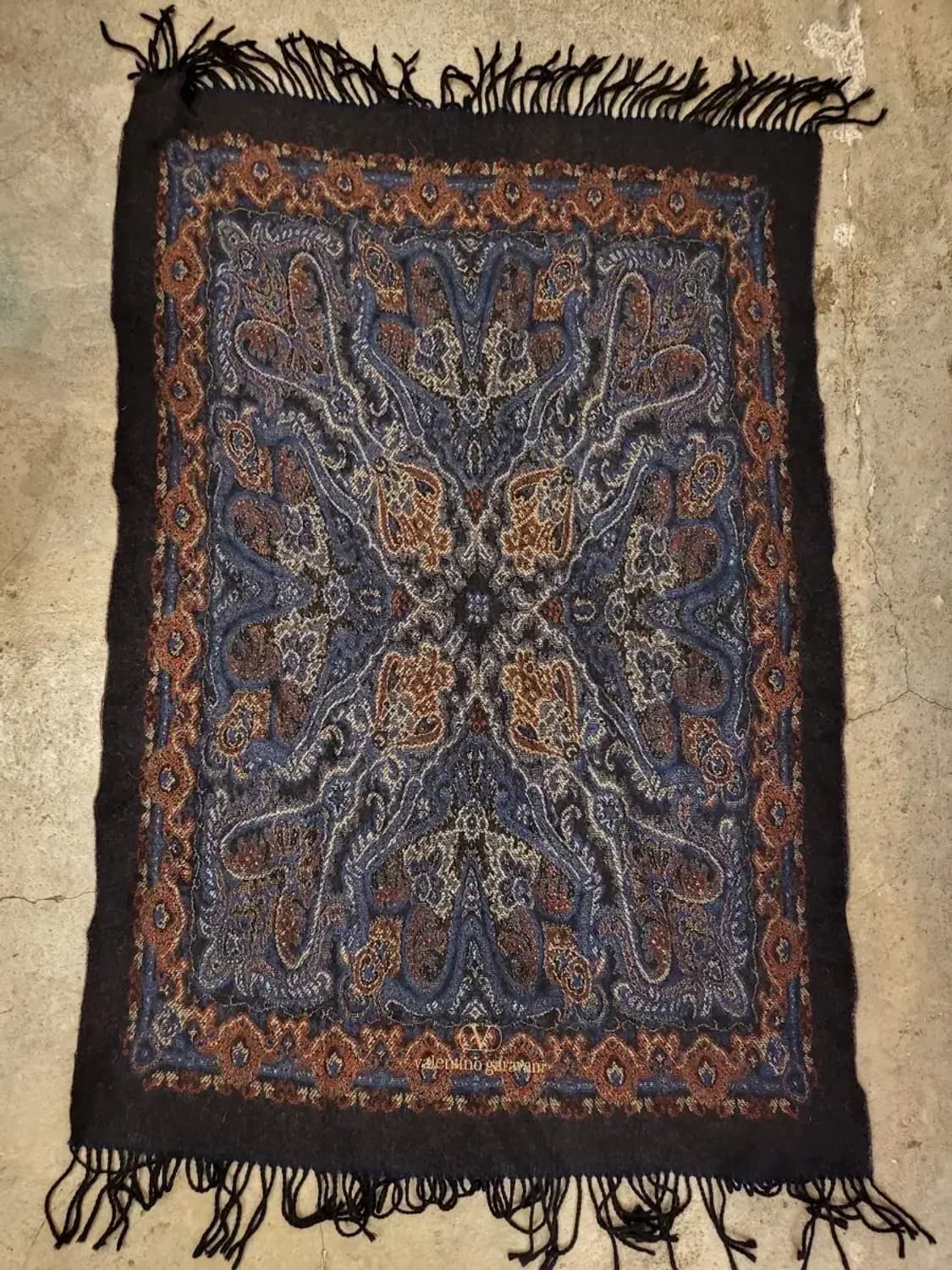 90's 발렌티노 가라바니 숄 머플러 상품이미지1