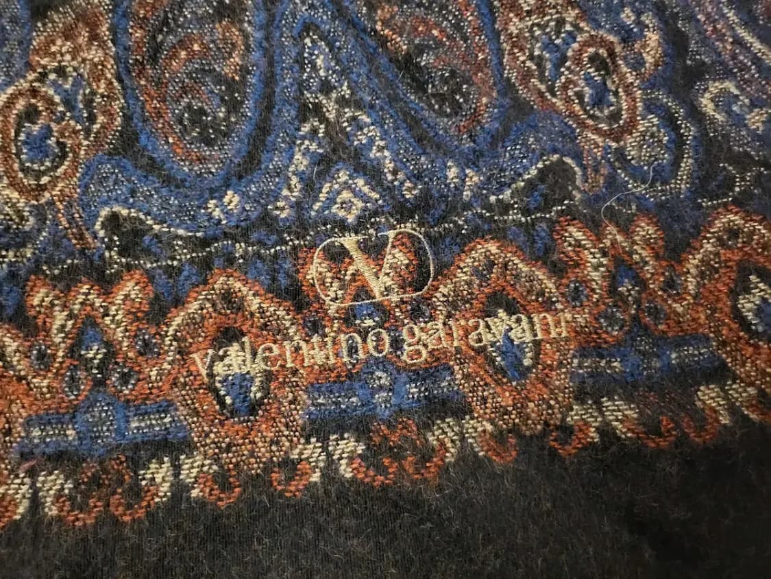 90's 발렌티노 가라바니 숄 머플러 상품이미지2