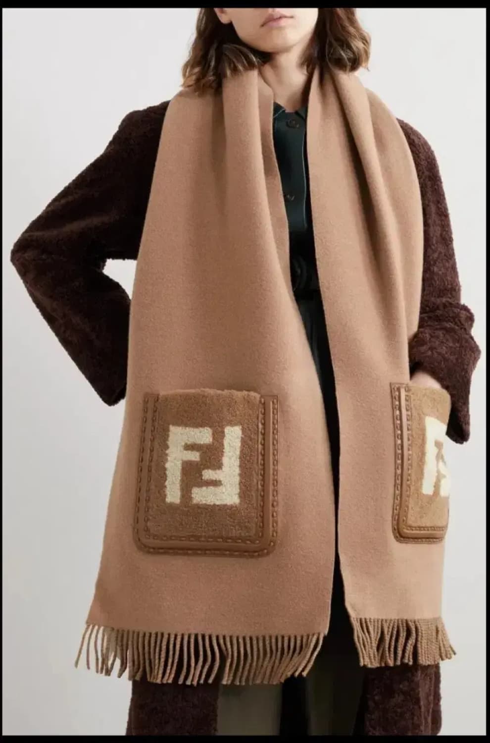 펜디 캐시미어 포켓 숄 머플러 상품이미지8