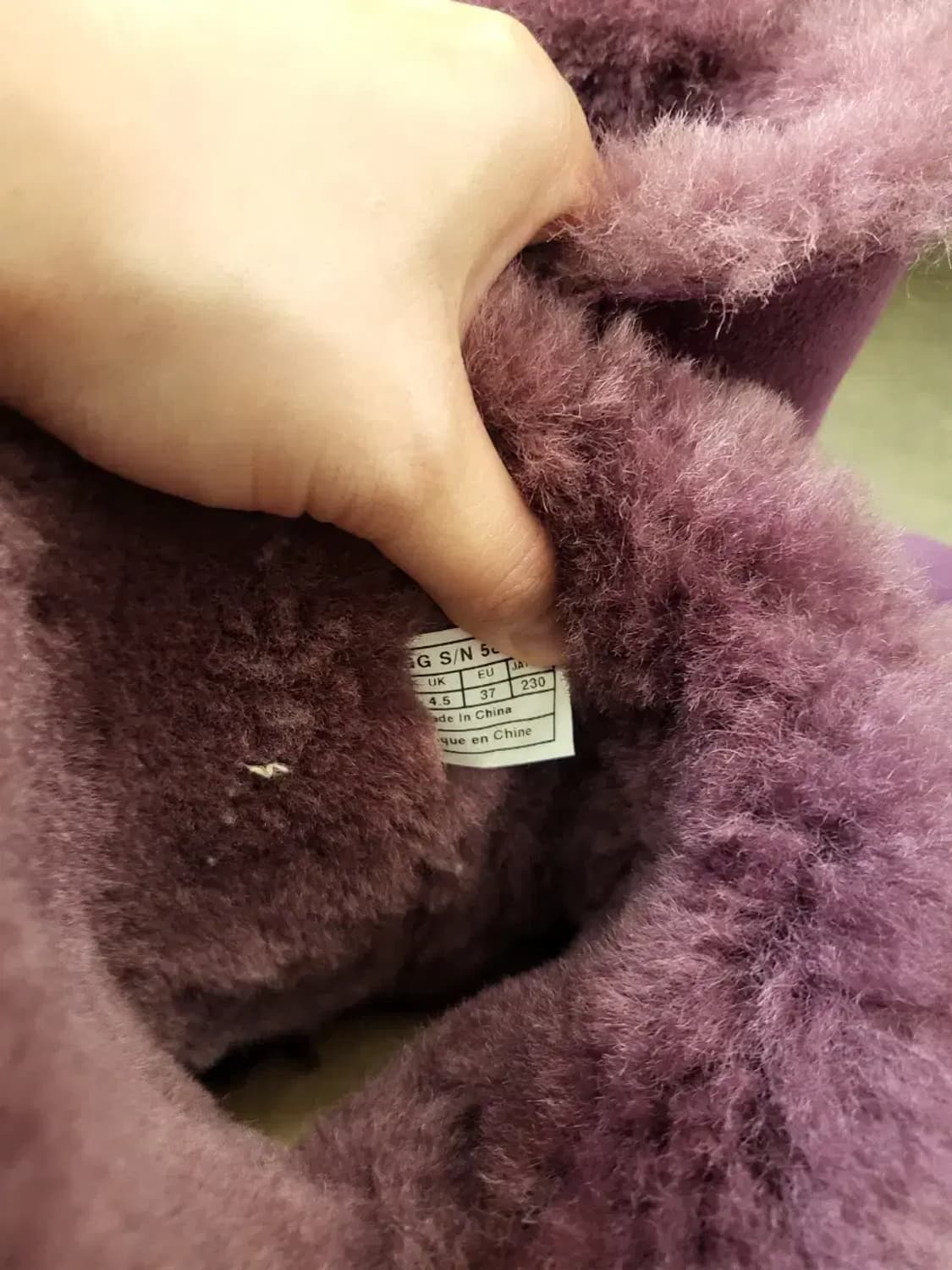 UGG 어그 부츠 퍼플 230 상품이미지7