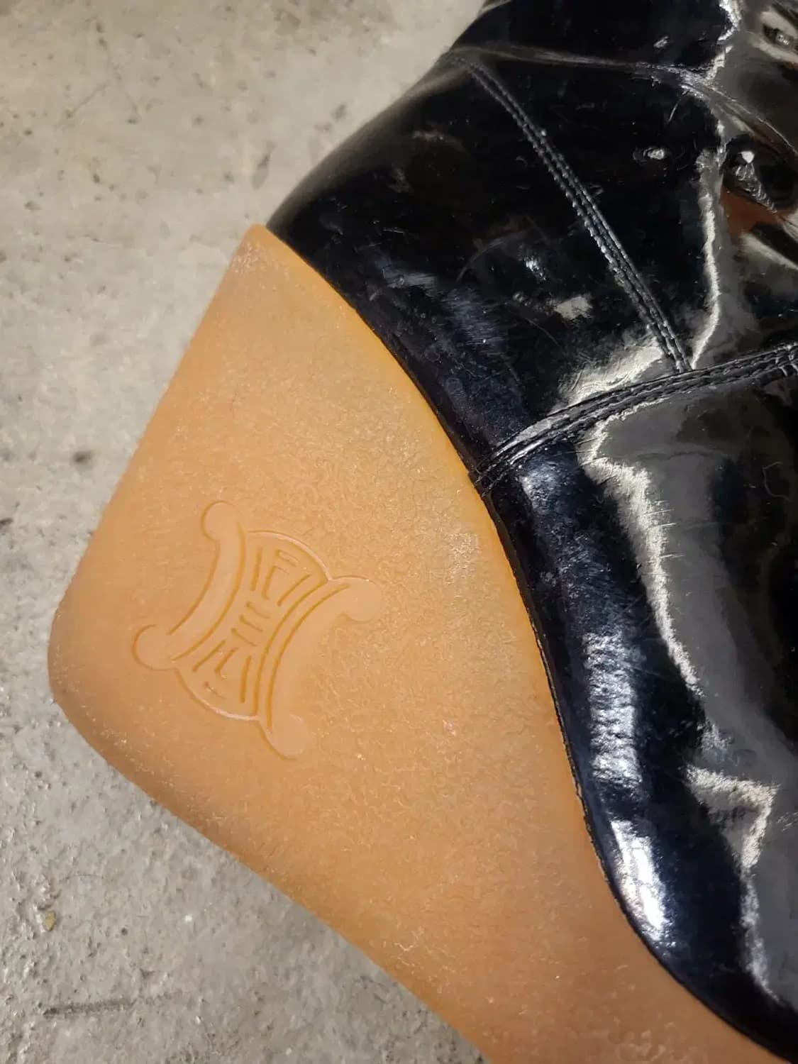 셀린느 페이턴트 레더 부츠 사이즈38 상품이미지4