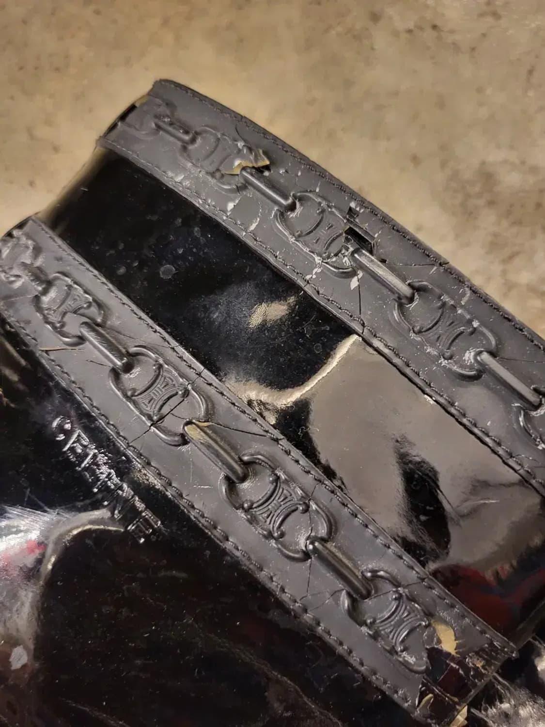 셀린느 페이턴트 레더 부츠 사이즈38 상품이미지6