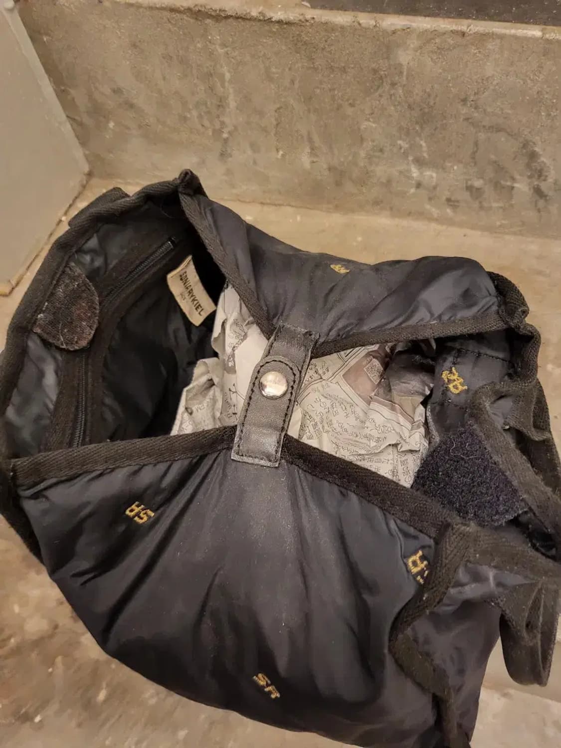 블랙 소니아리키엘 로고 토트백 상품이미지4