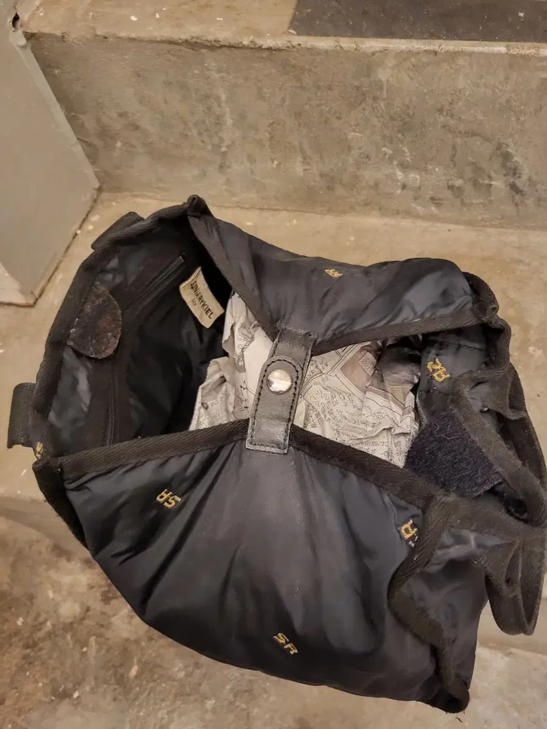 블랙 소니아리키엘 로고 토트백 상품이미지5