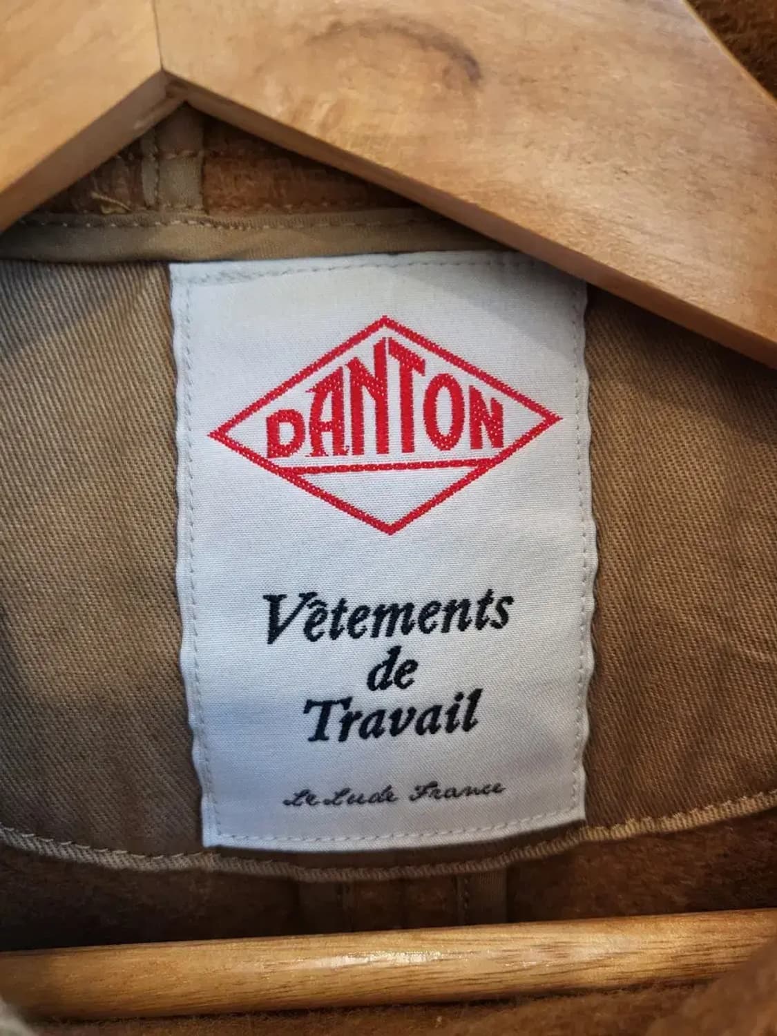 DANTON (단톤) 후드 숏 코트 브라운 상품이미지3