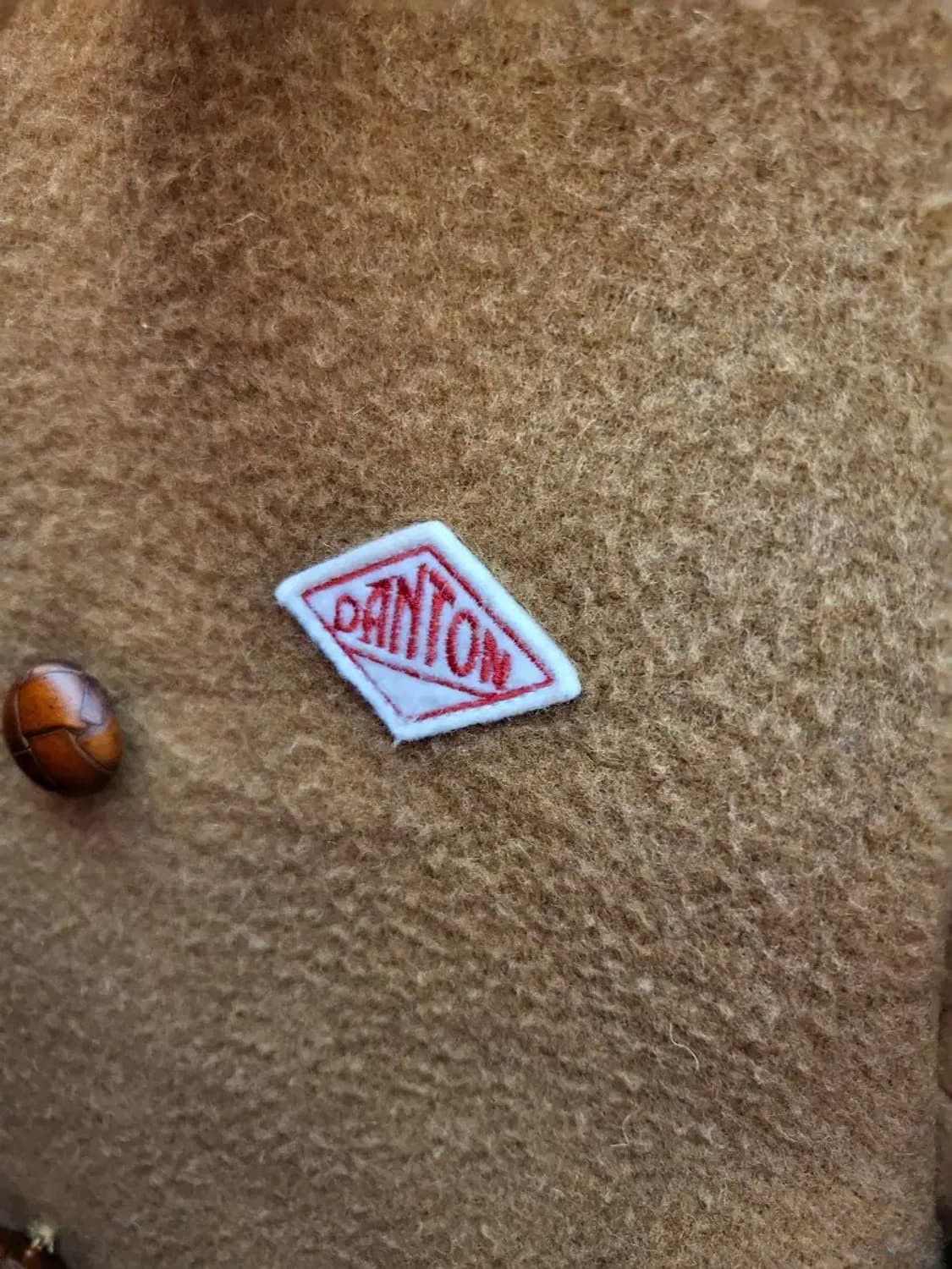 DANTON (단톤) 후드 숏 코트 브라운 상품이미지5