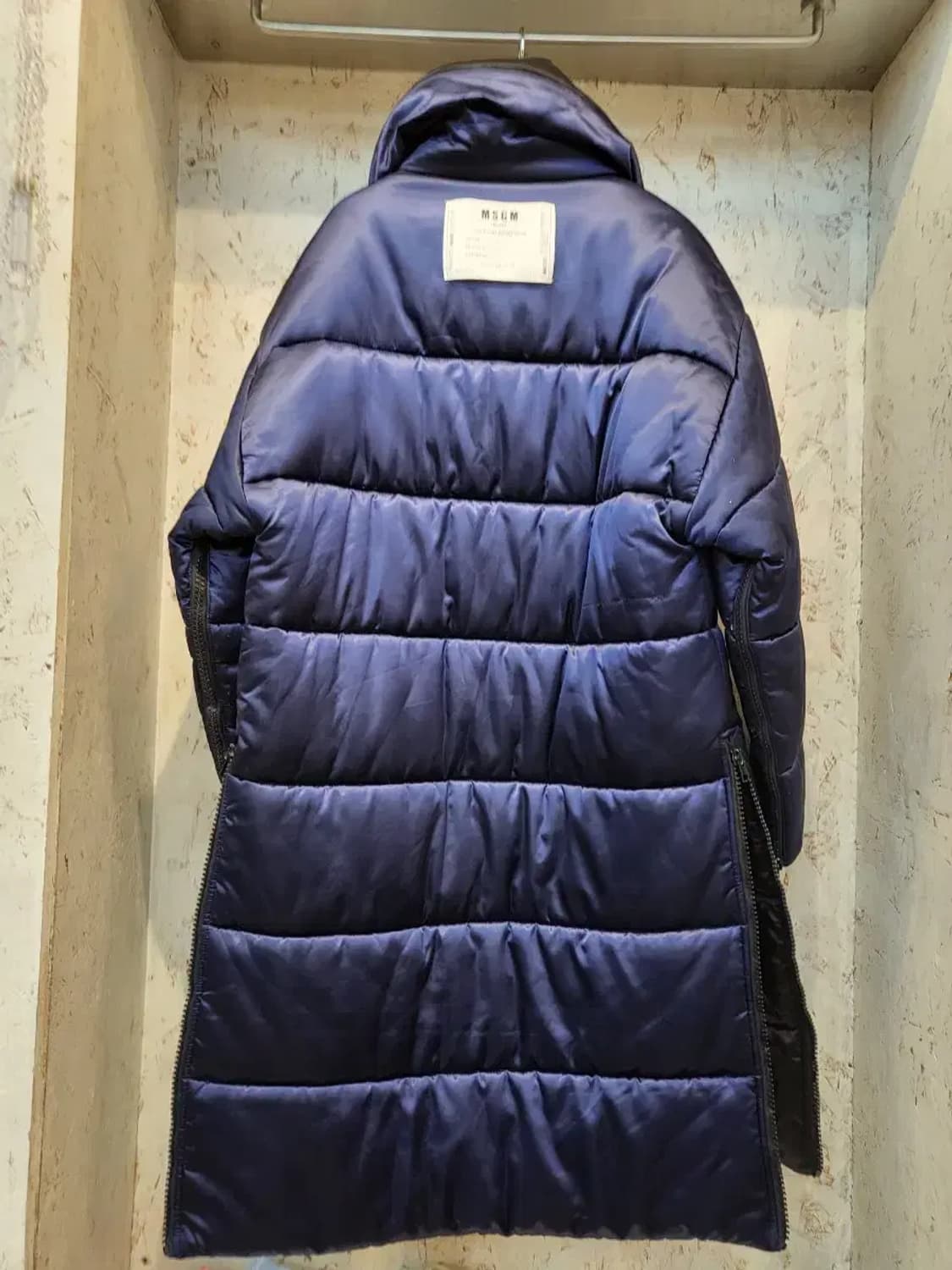 MSG엠에스지엠 네이비 롱 패딩 상품이미지6