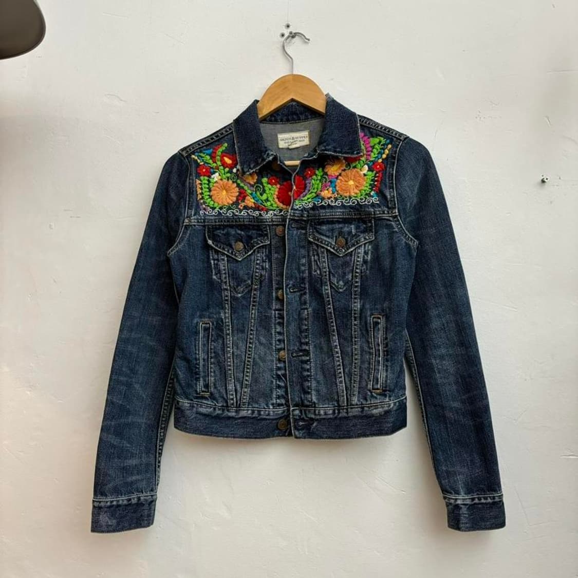 폴로 데님앤서플라이 자수 청자켓 데님자켓 상품이미지1