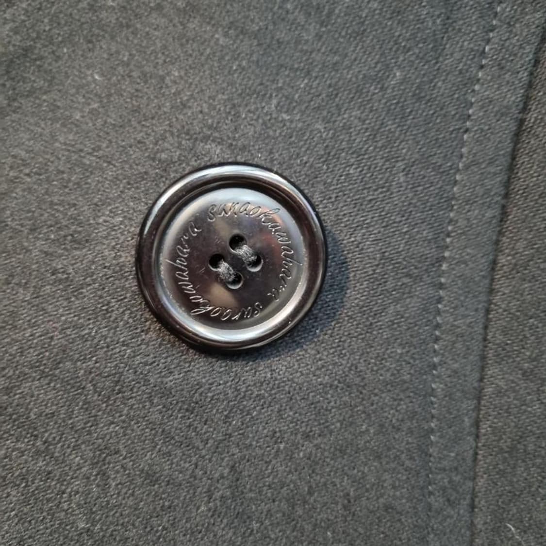 sunaokuwahara 수나오쿠와하라 블랙 코트 총장 상품이미지3