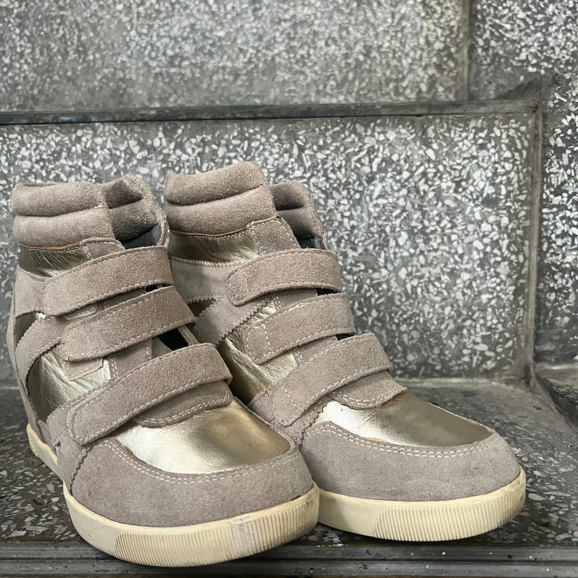 하이탑 웨지힐 스니커즈 상품이미지6