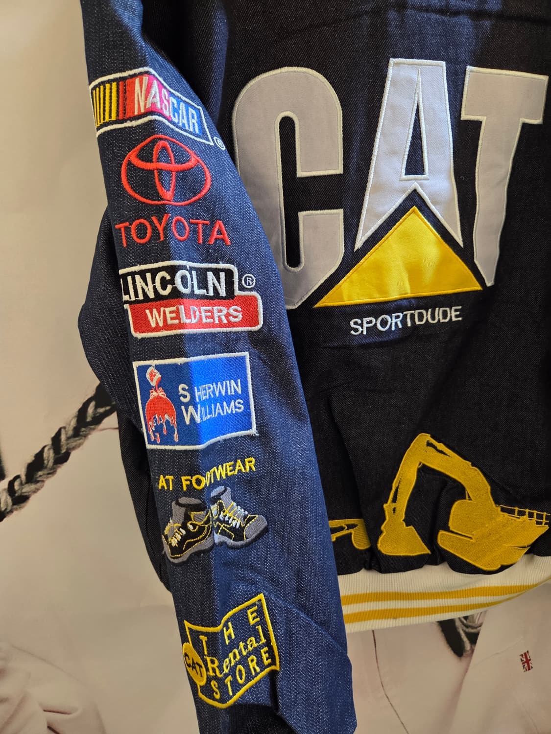 VINTAGE 빈티지진청 레이싱자켓💯 상품이미지4