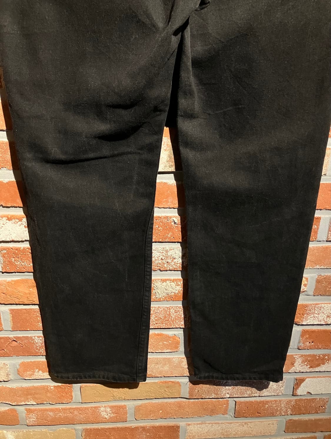 90s USA 빈티지 리바이스 505 블랙 데님 팬츠 상품이미지7