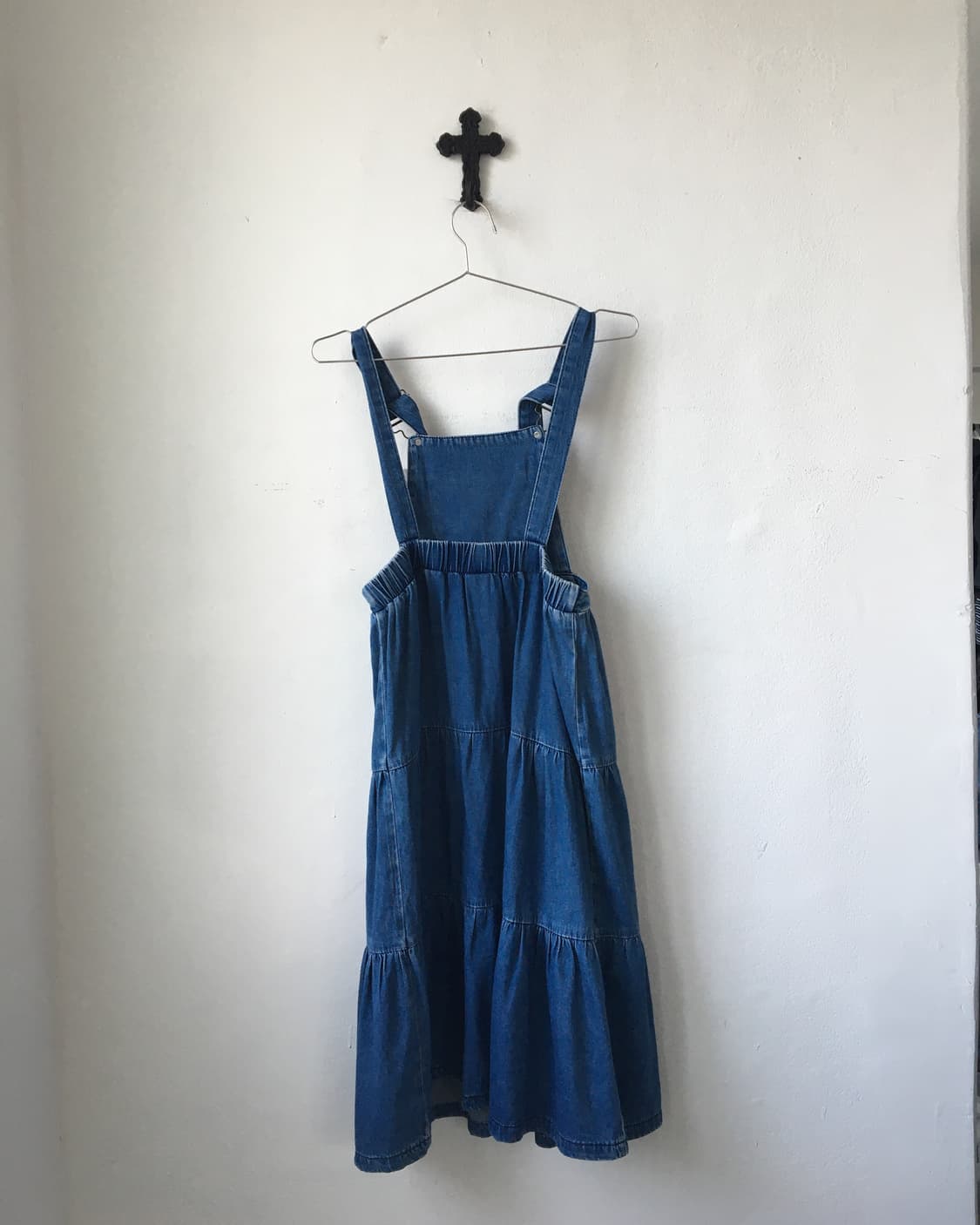 Denim suspender onepeice 상품이미지3