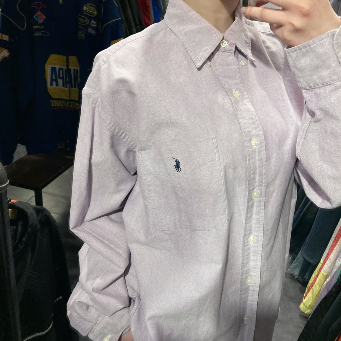 [IM] 폴로 랄프로렌 긴팔 셔츠 퍼플 상품이미지4