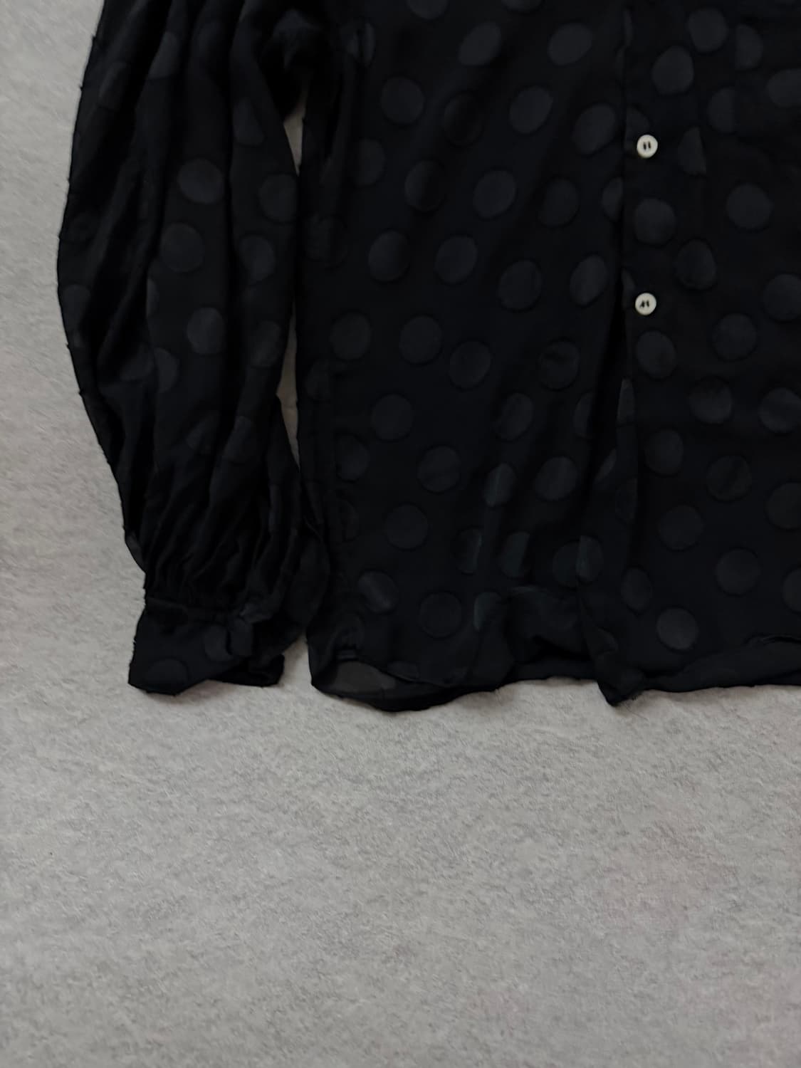꼼데가르송 도트 시스루 블라우스 상품이미지5