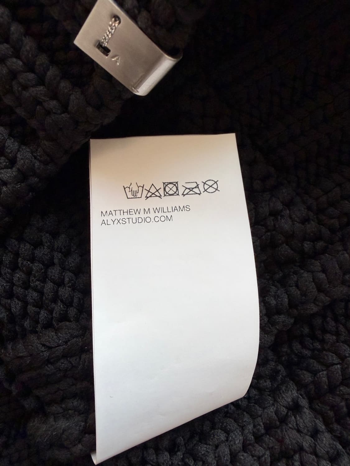 1017 알릭스 9SM 케이블 니트 스웨터 베스트 블랙 ALYX 조끼 상품이미지8