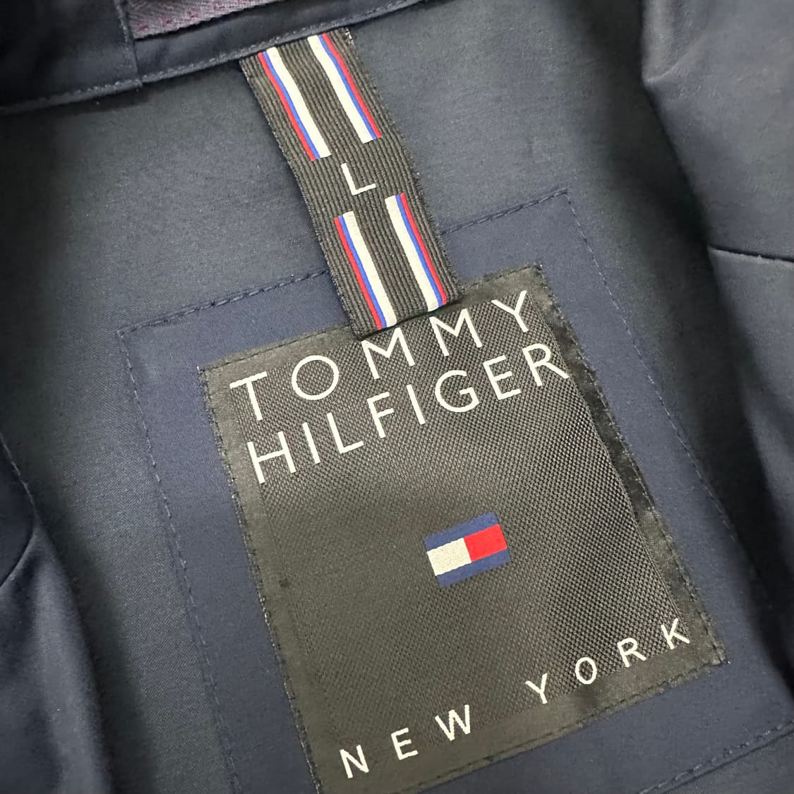 타미힐피거 바람막이 자켓 점퍼 네이비 L 상품이미지7