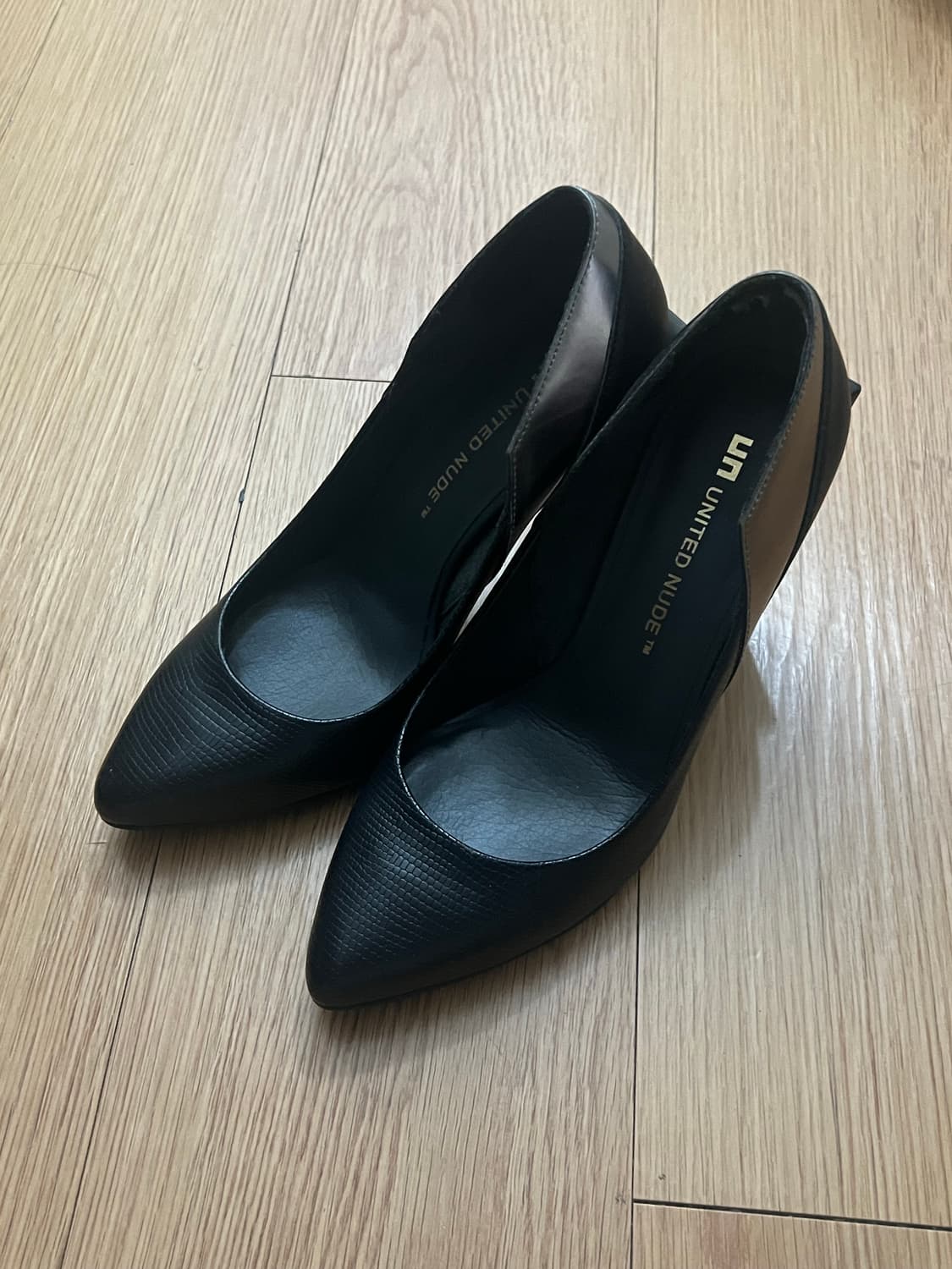 유나이티드 누드 블랙 하이힐 상품이미지1