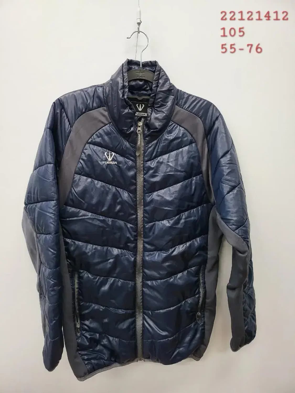 훼르자 XL 105 경량점퍼, 실측가슴단면55총장76 상품이미지1