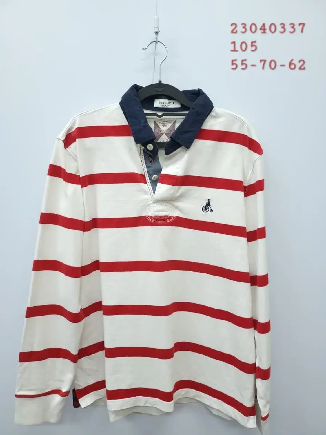 빈폴 XL 105 심플핏 카라 긴팔티셔츠, 미세꿰멤,실측55-70-62 상품이미지1