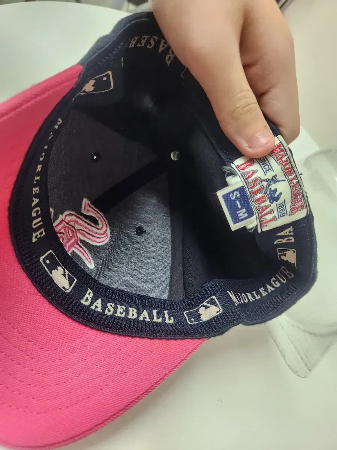 모자)MLB 엠엘비 시카고화이트삭스 로고 뒷밴딩 모자, S-M 상품이미지5