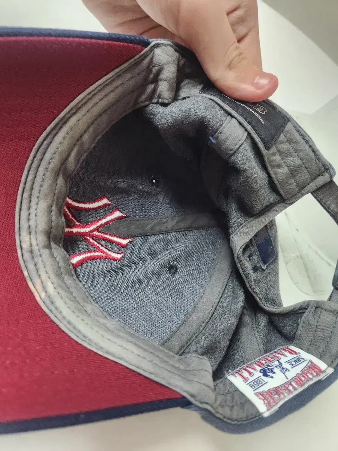 모자)MLB 엠엘비 뉴욕양키즈 모직 모자 상품이미지5