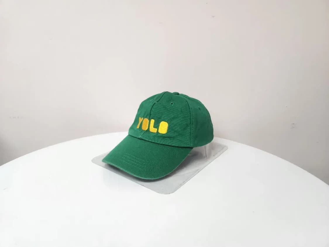 모자)YOLO 욜로 그린 모자 상품이미지1
