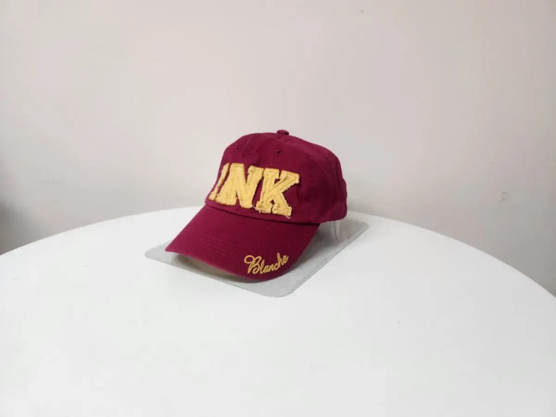 모자)PINK 패치 레터링 모자 상품이미지1