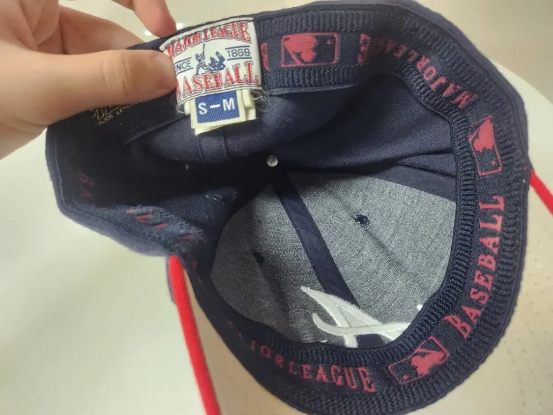 모자)MLB A로고 뒷밴딩 모자 S-M 상품이미지5