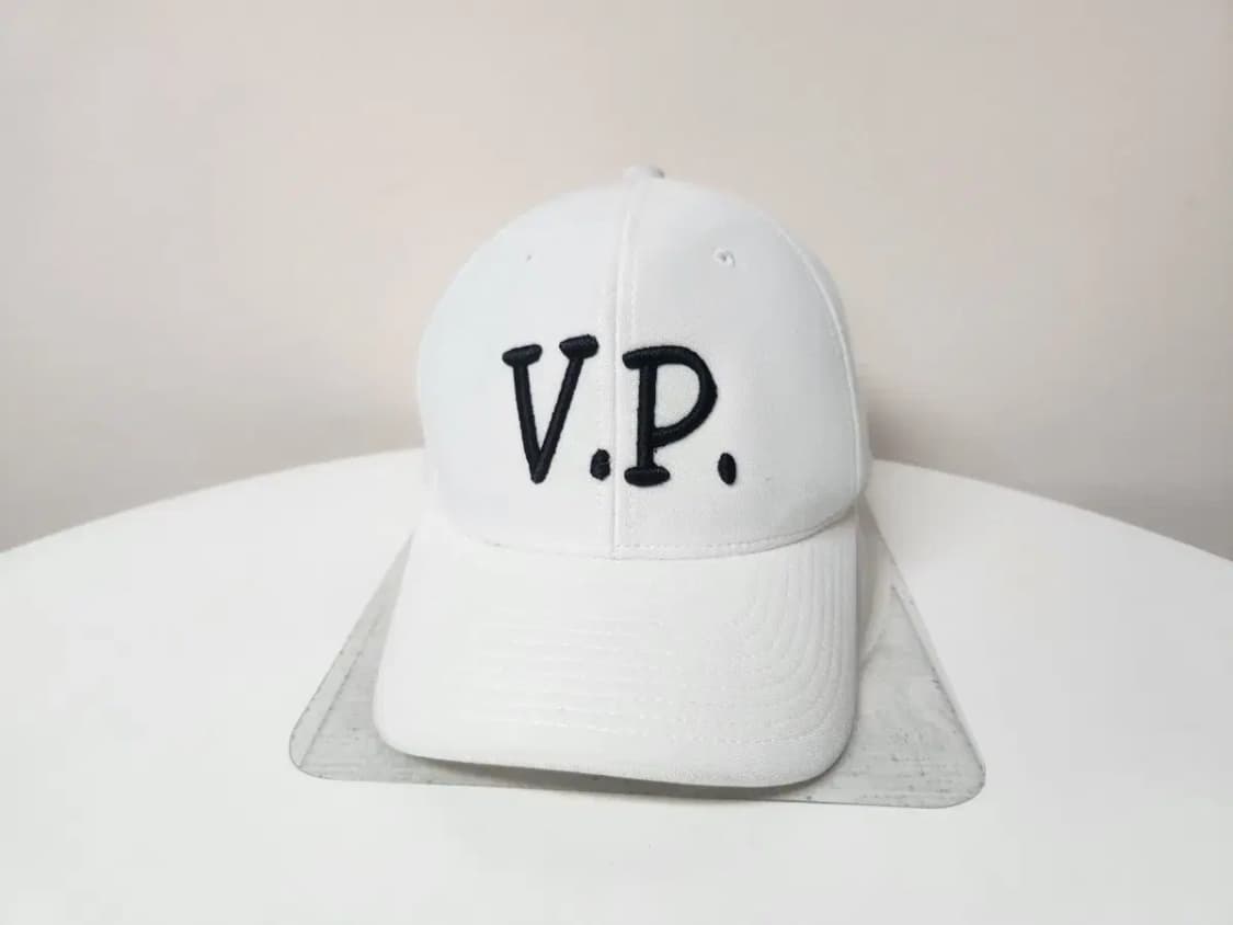 모자)화이트 V.P. 알파벳 모자 상품이미지2