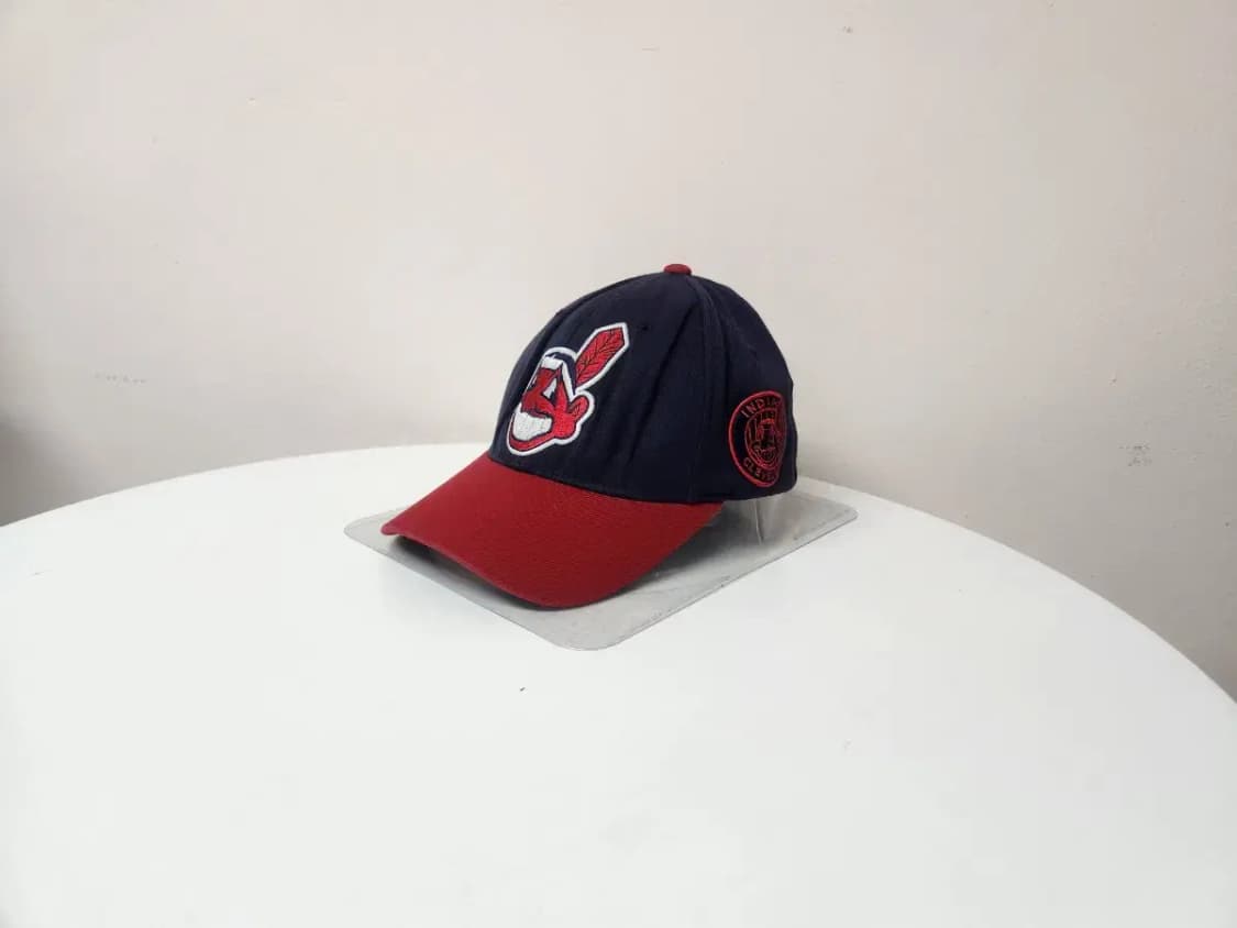 모자)MLB 인디언 로고 뒷밴딩 모자 XS-S 상품이미지1