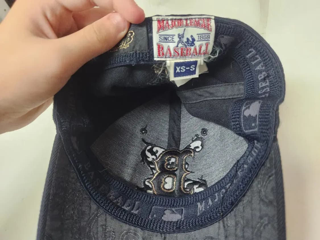 모자)MLB B로고 뒷밴딩 모자 XS-S 상품이미지5