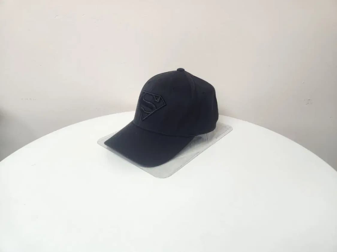 모자)슈퍼맨 S자수 블랙 모자 S-M 55-57cm 상품이미지1