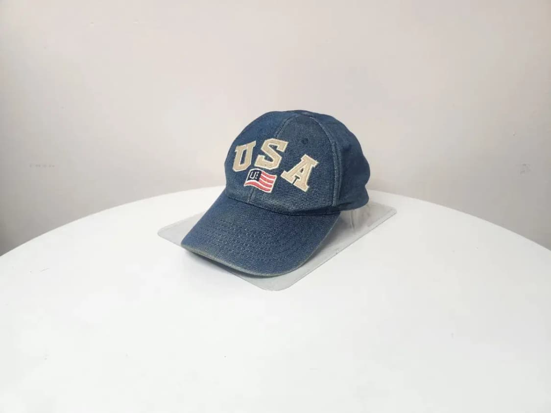 모자)USA 성조기 데님 모자 상품이미지1