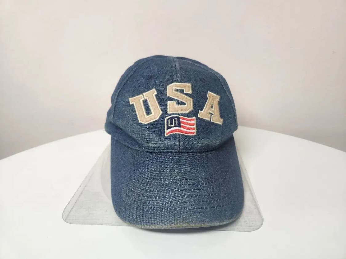 모자)USA 성조기 데님 모자 상품이미지2