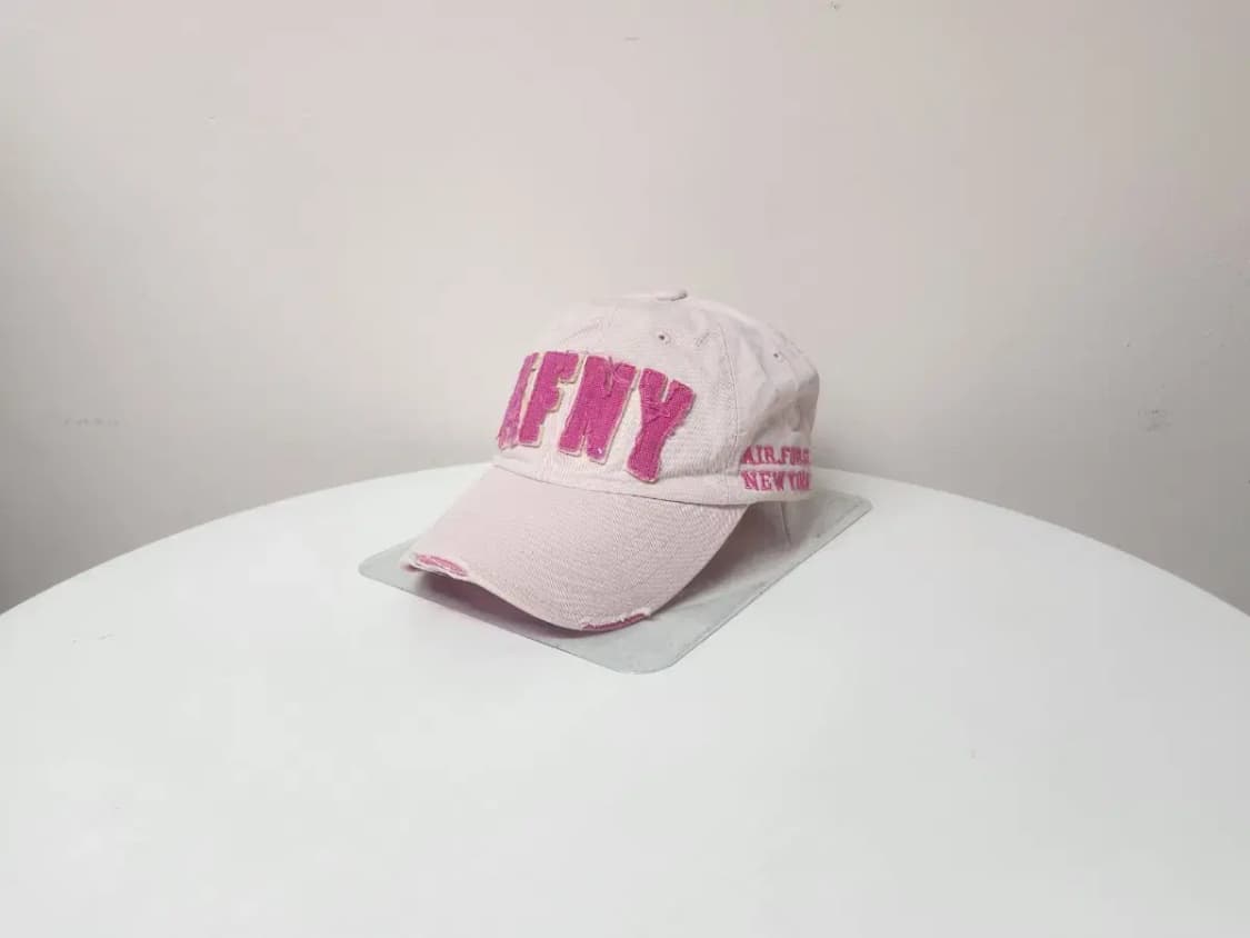 모자)AFNY 핑크 빈티지 모자 상품이미지1