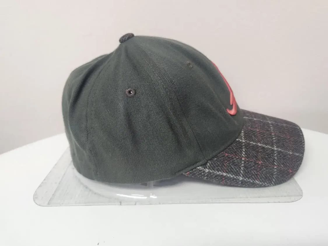 모자)MLB 엠엘비 A로고 뒷밴딩 그린체크 모자, M-XL 상품이미지3