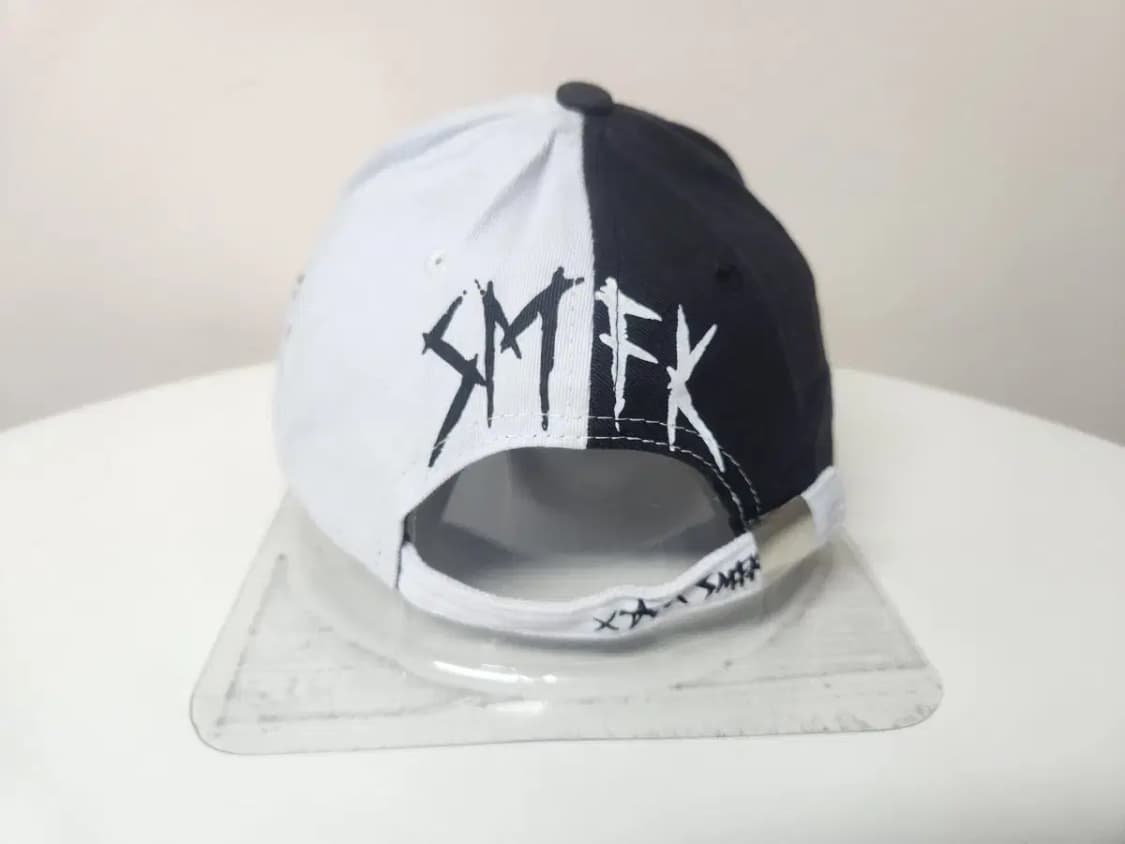 모자)SMFX 흑 백 배색 모자 상품이미지4