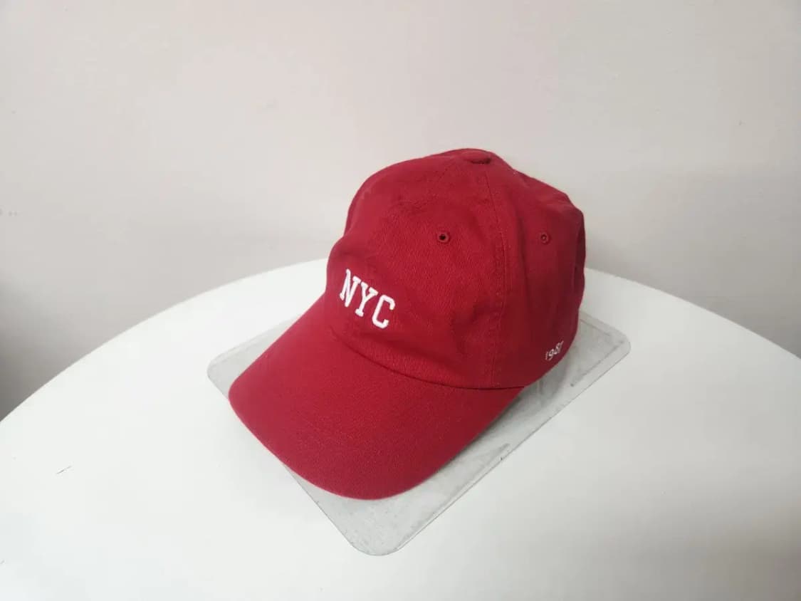 모자)NYC 레드 모자 상품이미지1