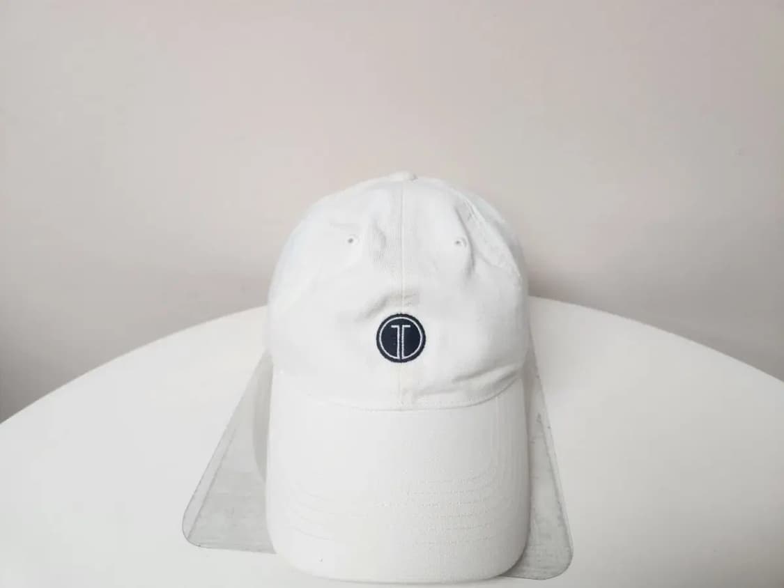 모자)자수 화이트 모자 상품이미지2