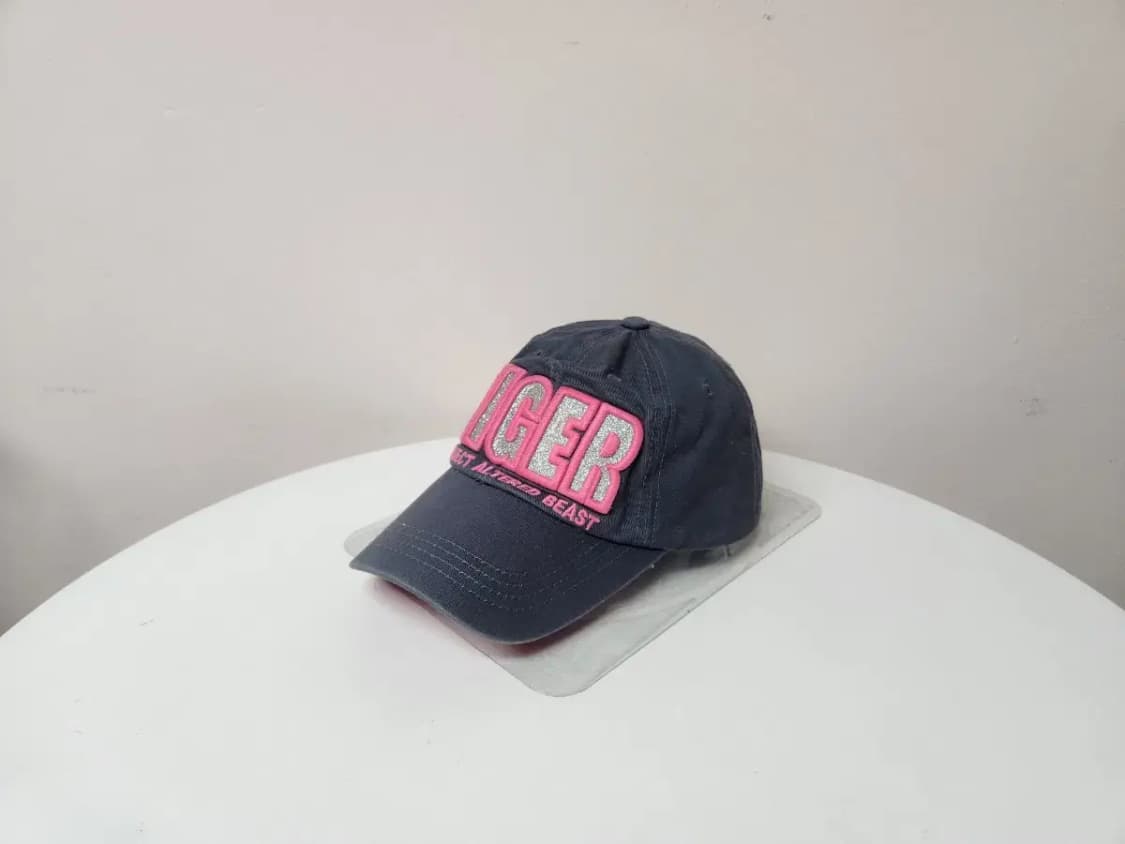 모자)TIGER 핑크자수 모자 상품이미지1
