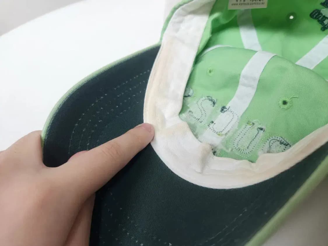 모자)연두 빈티지 모자 상품이미지5