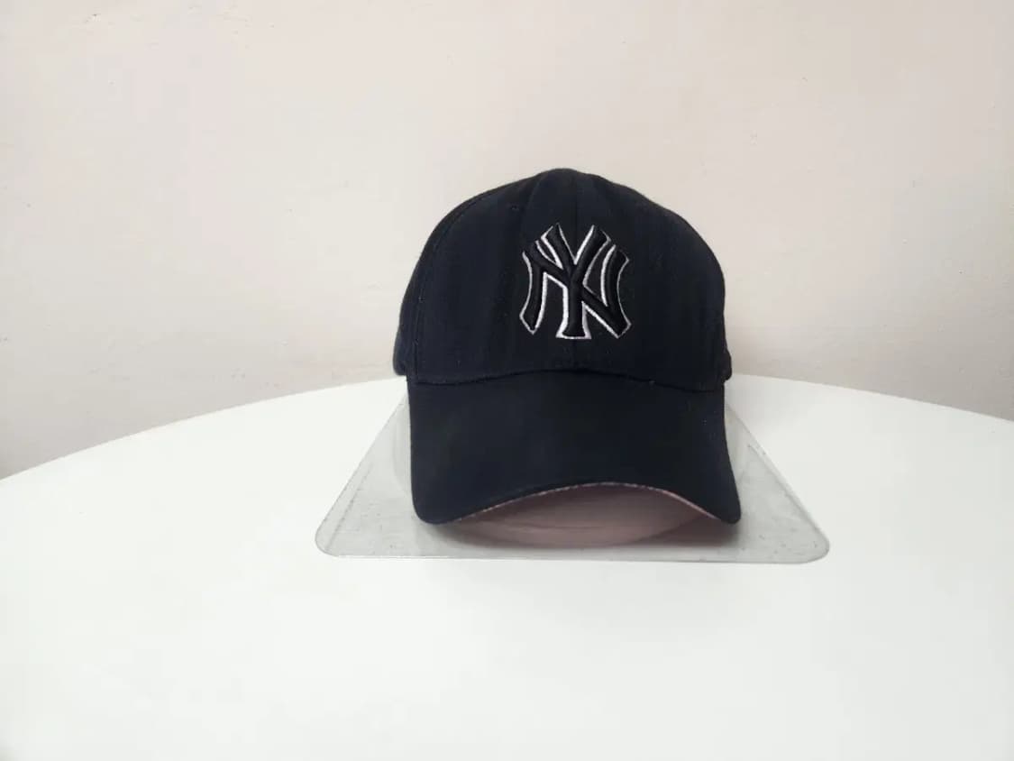 모자)MLB 엠엘비 뉴욕양키즈 자수로고 블랙 모자 상품이미지2