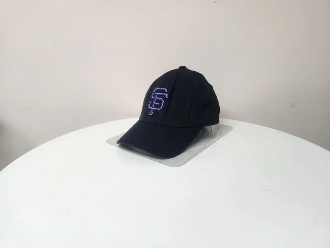 모자)MLB 엠엘비 SF로고 블랙 뒷밴딩모자, M-XL 상품이미지1