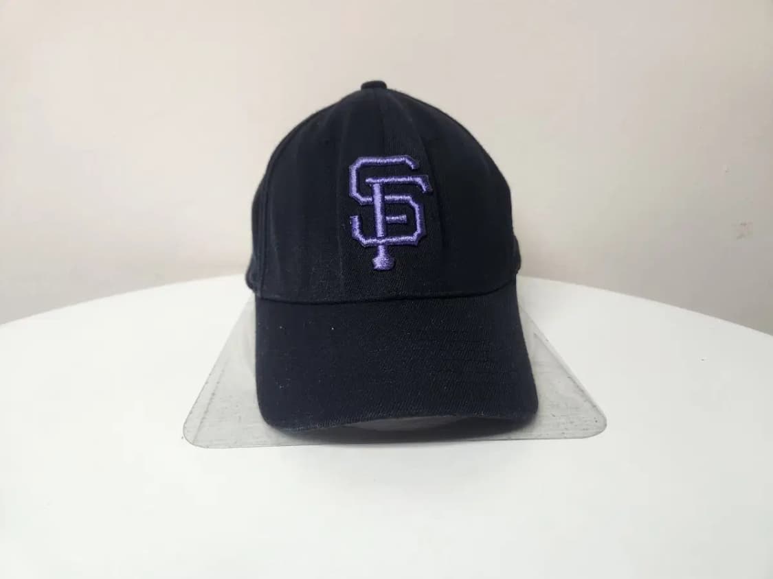 모자)MLB 엠엘비 SF로고 블랙 뒷밴딩모자, M-XL 상품이미지2