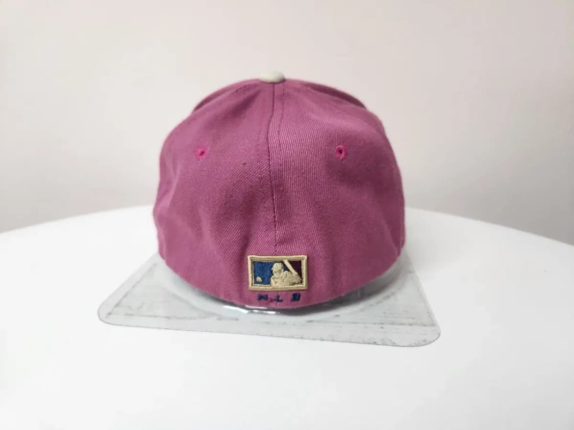 모자)MLB 엠엘비 뉴욕양키즈 핑크 모자 S-M 상품이미지4
