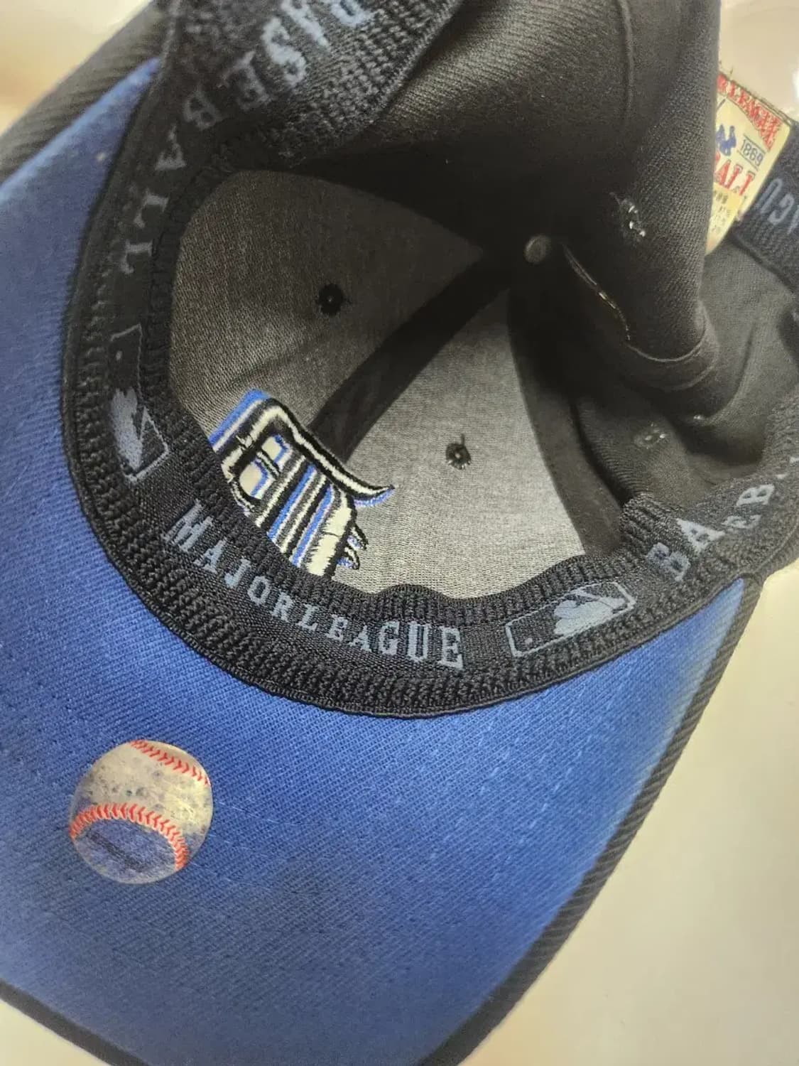모자)MLB 엠엘비 자수로고 블랙 모자 M-XL 상품이미지5